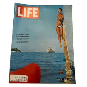 Life Magazine July 9 1965 - Luxury and Languor of Riviera Yachting